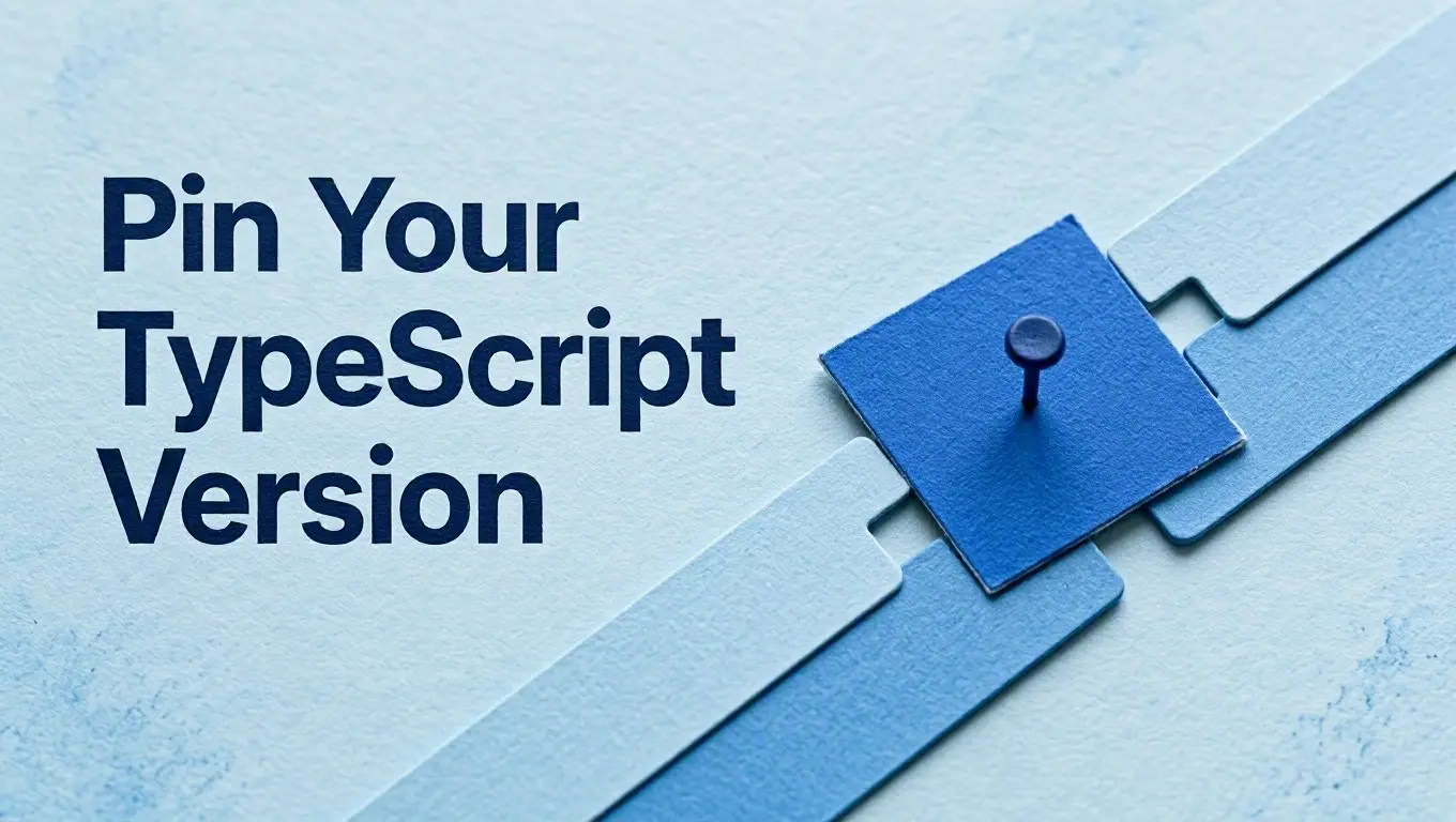Editorial illustration for How to Choose and Pin a TypeScript Version for an Existing Project
