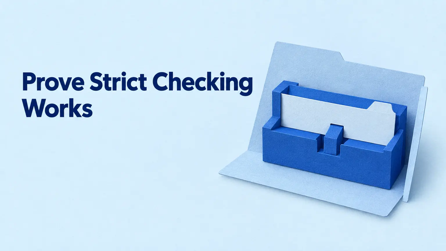 Editorial illustration for Initialize a TypeScript npm Project and Verify Strict Checking
